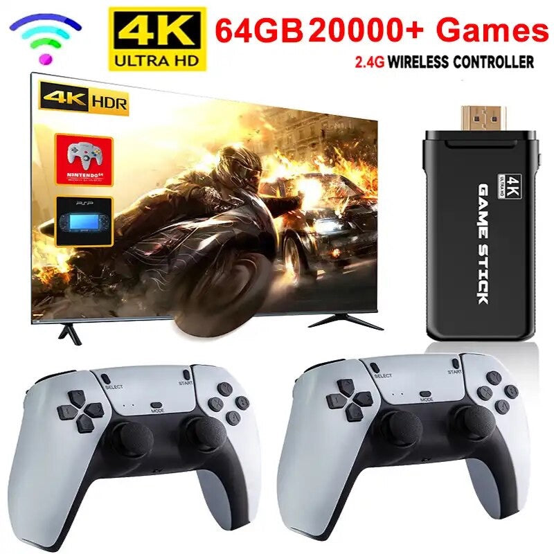 CONSOLA 4K ULTRA HD 10000 JUEGOS