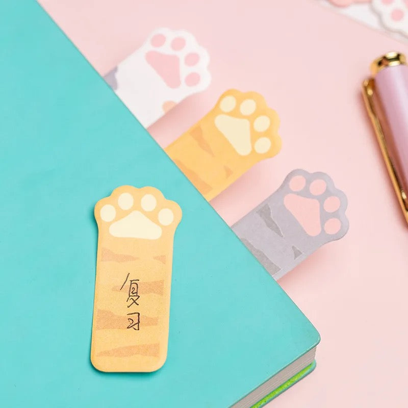 NOTAS ADHESIVAS ÍNDICE GARRA DE GATITO