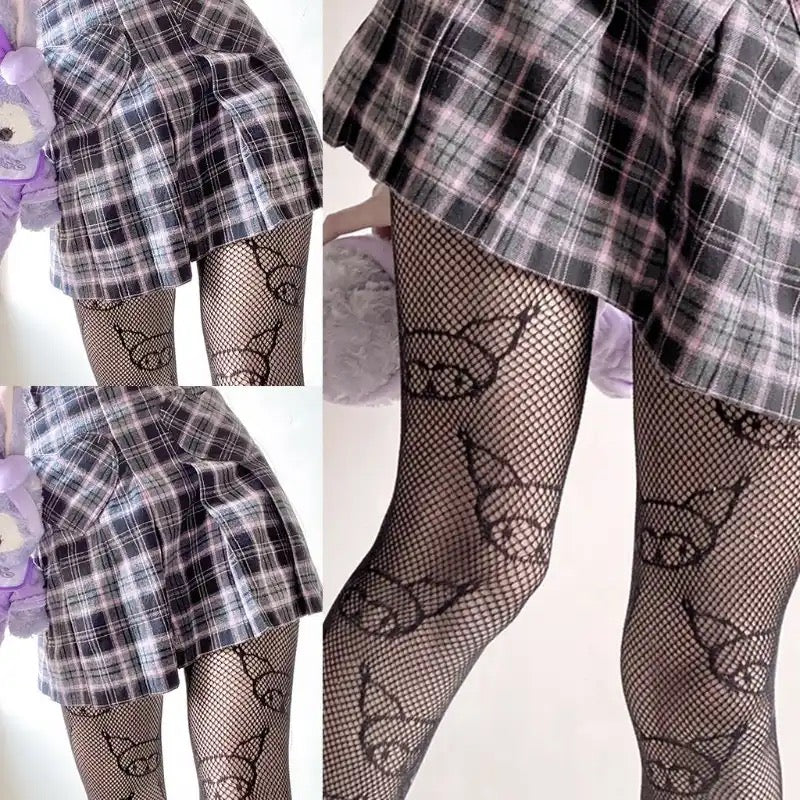 PANTYS MALLA NEGRA - SANRIO