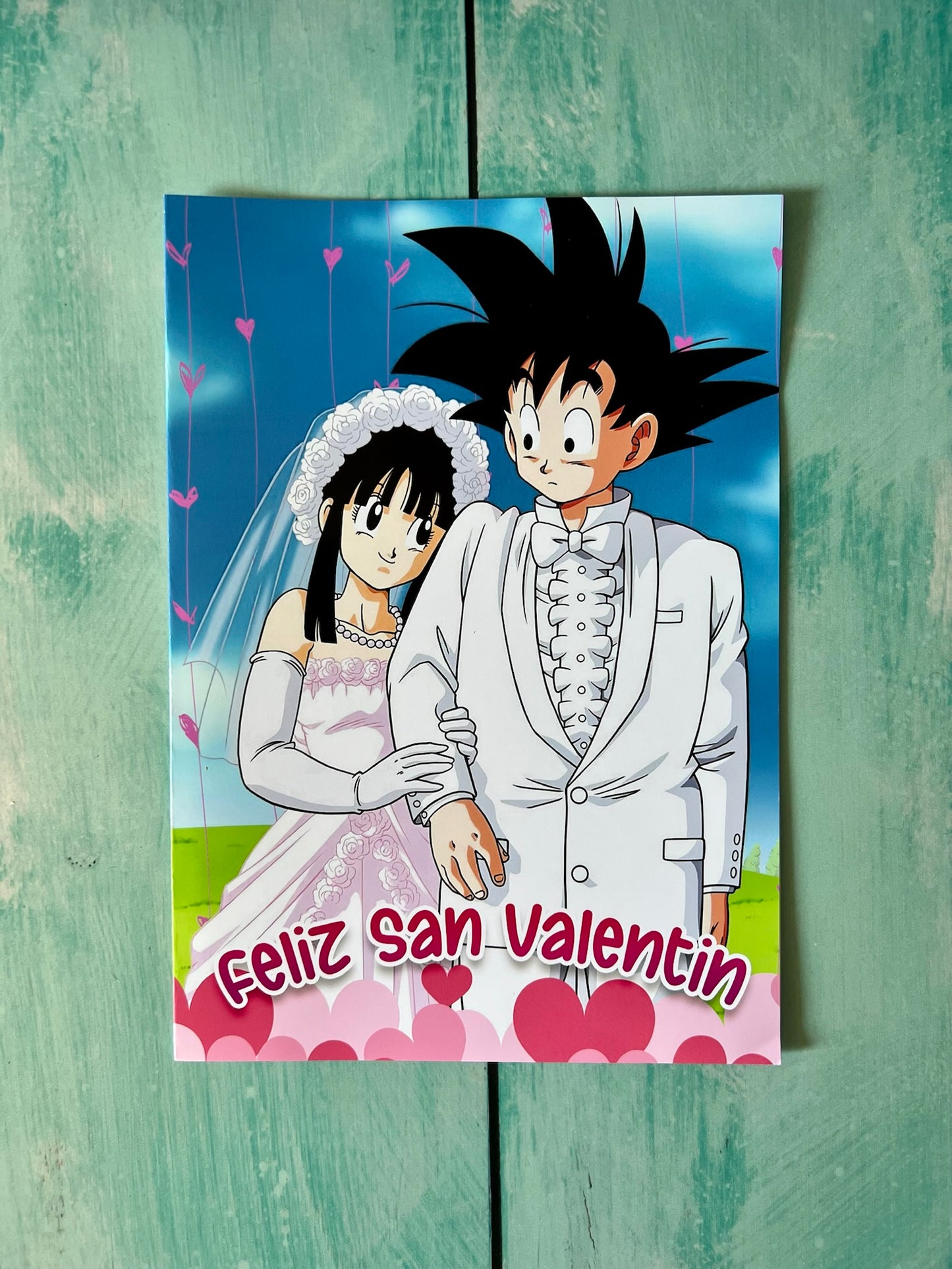 Tarjeta San Valentín DBZ