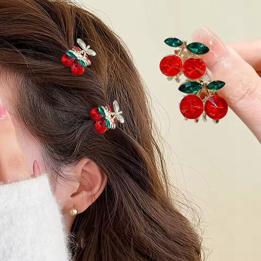 PINZAS PARA EL CABELLO CEREZA