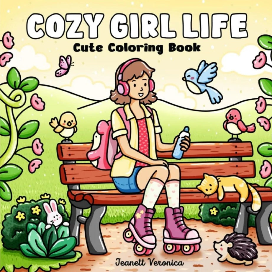 LIBRO DIGITAL COZY GIRLS COLORING BOOK