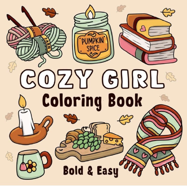 LIBRO DIGITAL COZY GIRLS COLORING BOOK