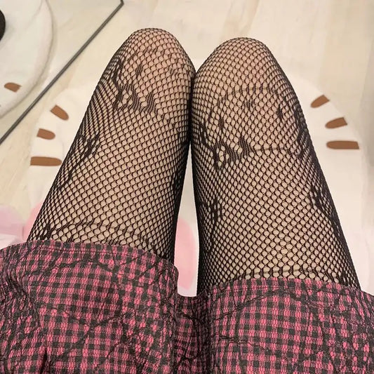 PANTYS MALLA NEGRA - SANRIO
